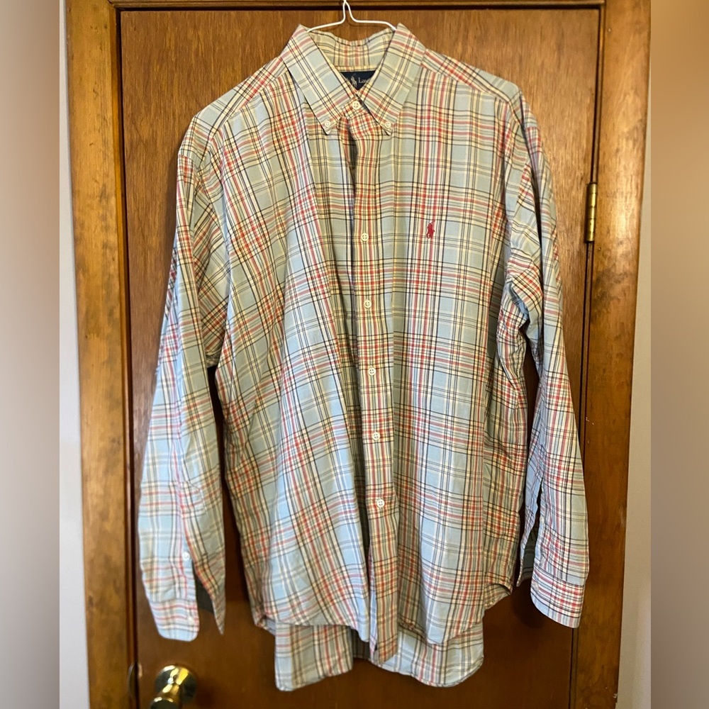Ralph Lauren Multicolor Plaid Button Down Shirt